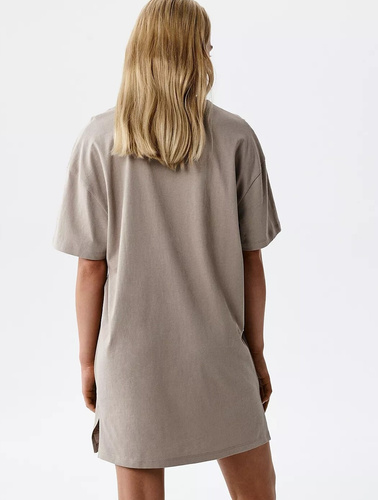 NLD-001 dámska nočná košeľa 100% bavlna, voľný strih