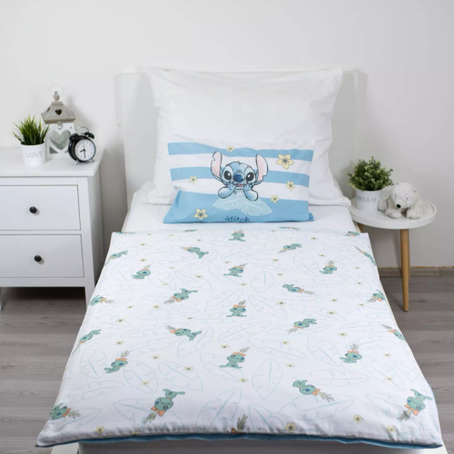 Jerry Fabrics Bavlnené obliečky Lilo & Stitch Tropical Hugs 100x135 40x60