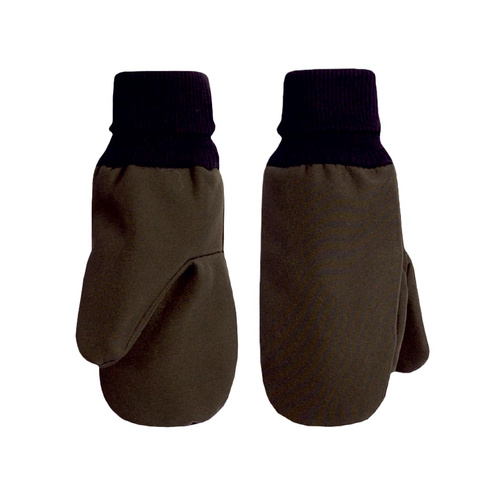 229072 Detské rukavice Nicol Softshell nepremokavé s flísom - zelené