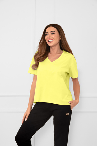 Klara - dámska blúzka s krátkym rukávom | Italian Fashion yellow