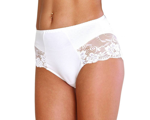 530 Iness Vysoké nohavičky De lafense - biele