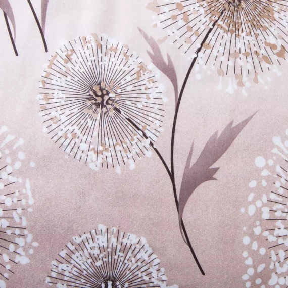 31513/1 Flanelové posteľné prádlo Darymex béžové púpavy - sada, 100% bavlna, hrejivé a mäkké