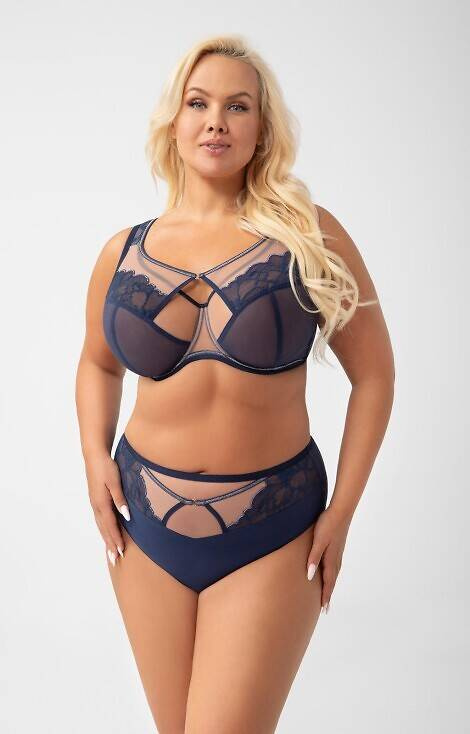 Gorsenia K 758/1 Saanvi Soft Bra - námornícka modrá