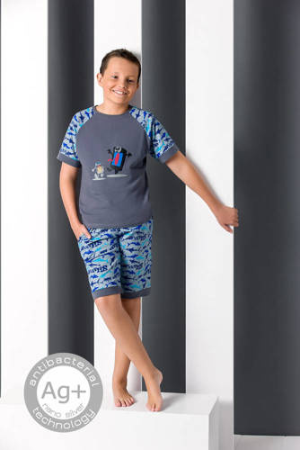 PY2008 Chlapčenské pyžamo Passion graphite