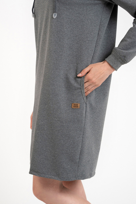 Malmo dámska tunika s dlhým rukávom Talianska móda - ¶r. melange