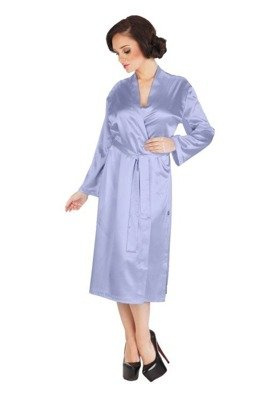 798 Klasický dámsky župan Forex - modrý/modrý