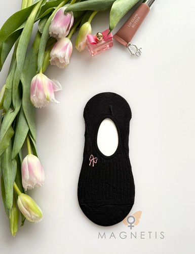 Dámske balerínkové ponožky YN-251131 Magnetis – viskóza so silikónom na päte