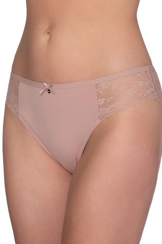 Dámske bikini nohavičky Lama L-VIS 1599 z viskózy s čipkou 2 ks