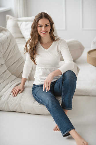 Milk&Love Milk Shirt tehotenská a dojčiaca blúzka 7/8 rukáv