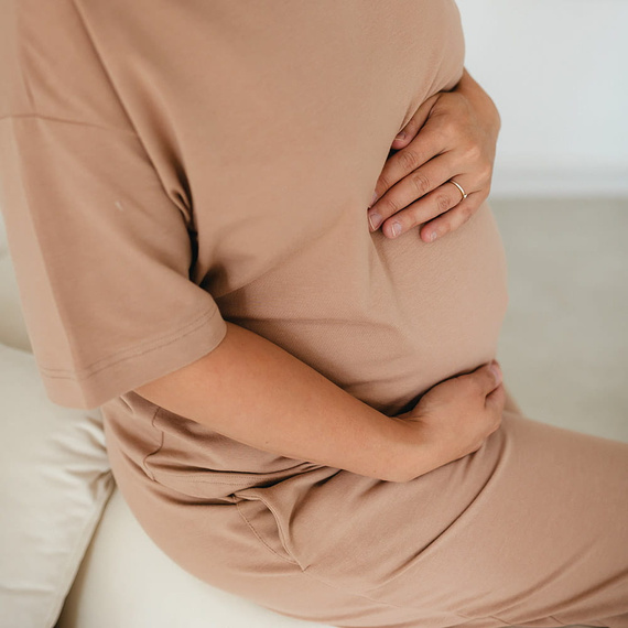 Eevi for Women béžové oversize tričko - bavlna a modal | Minimalistické, pohodlné