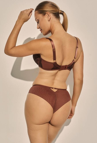 SC-1136 Mäkká podprsenka Praline Kinga - hnedá