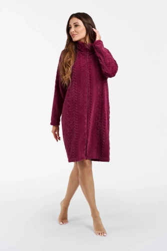 Rena Dámsky župan Italian Fashion - bordový