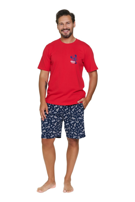 Pánska pyžama Doctor Nap 7553 Sunny Coast bavlnená krátke nohavice