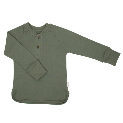 218139 Blúzka Yogi Bear Nicol - bavlna, dlhý rukáv, farba khaki