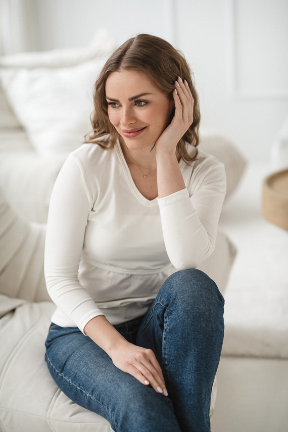 Milk&Love Milk Shirt tehotenská a dojčiaca blúzka 7/8 rukáv