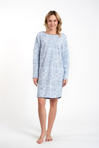 Nočná košeľa Gracjela Italian Fashion - modrá potlač