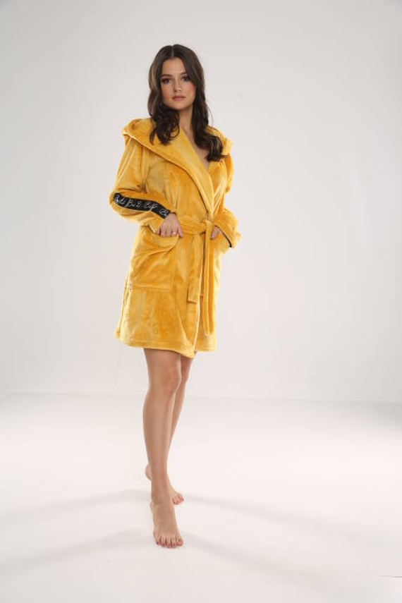 626 Abigail Dámsky krátky župan Forex - medový