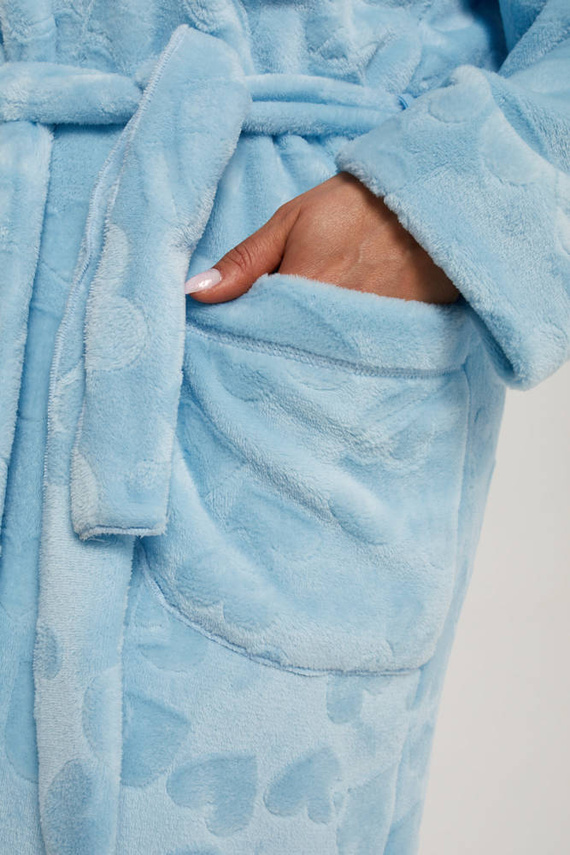 Dámsky župan Misti Italian Fashion - modrý