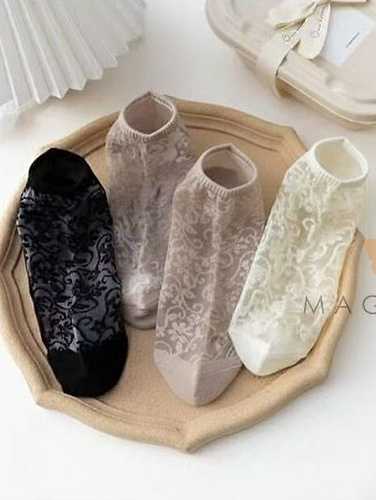 CC-251112 – dámske bavlnené členkové ponožky so sieťkou black