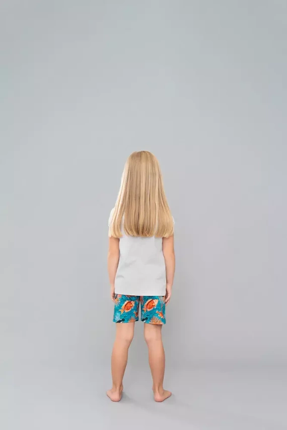 Oceania Dievčenské pyžamo Italian Fashion - melange/print