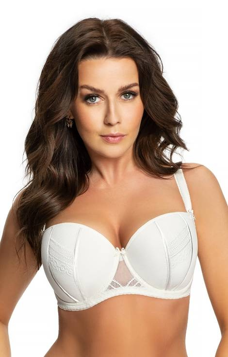 Gorsenia K 671/1 Martynika Balconette podprsenka - krémová