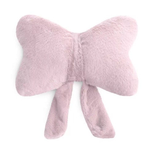 Eurofirany Wiosna 135 – dekoratívny vankúš 37x10x30 s mašľou pink