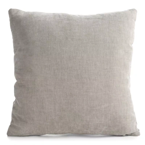 Vianočný návlek na vankúš Eurofirany Chp 285 45x45 cm, chenille s výšivkou, 300 g/m², béžový