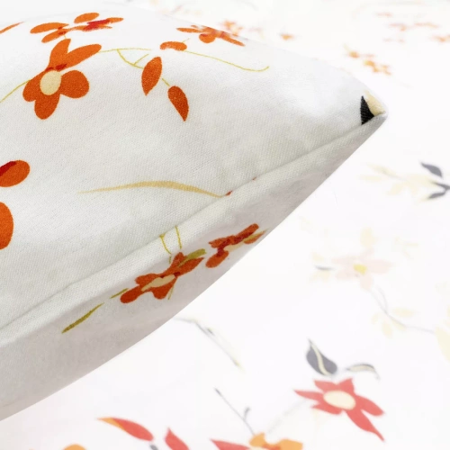 Flanelové obliečky Darymex 31523/1 kvety bavlna 160 g/m² teplé