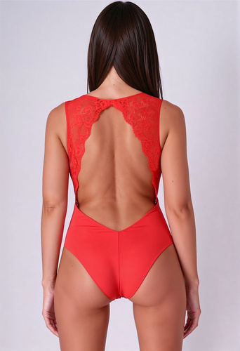 Evalie Body Red Passion red - elegantné dámske body