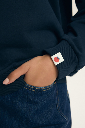 Dámska mikina Dessie Henderson z bavlny, jemne zateplená, s potlačou