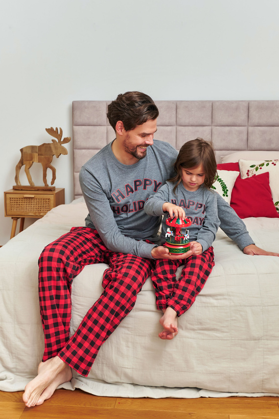 7345 Detské pyžamo Dark Grey Doctor Nap - 100% bavlna