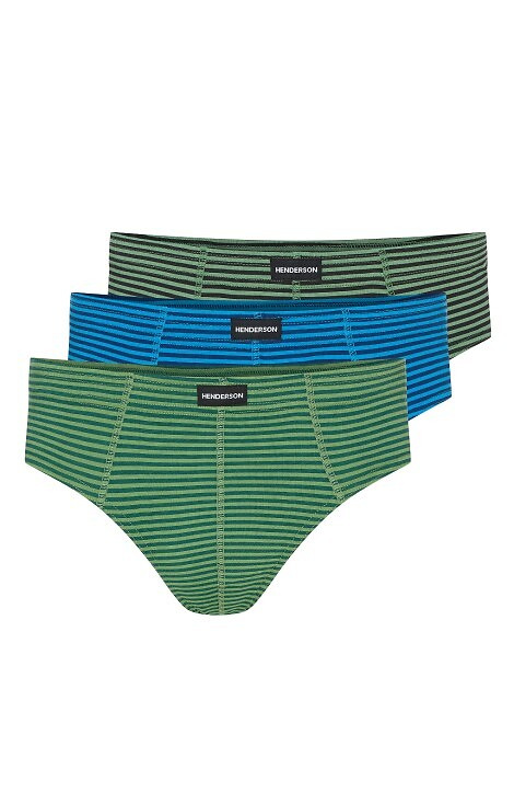 1446 K689 Pánske bavlnené nohavičky Henderson, 3 kusy v škatuli