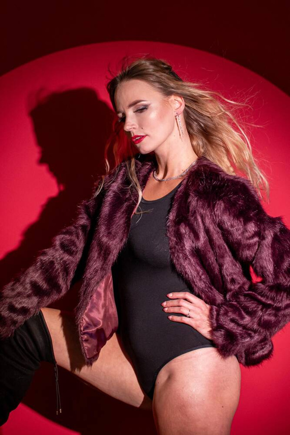 805 Chloe Dámske body s dlhým rukávom De Lafense - čierne