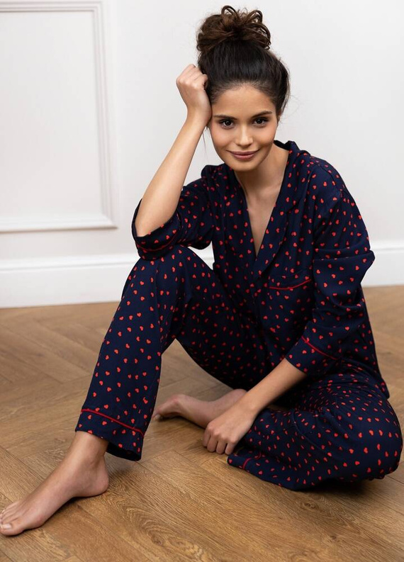 Sophia Dámske pyžamo Sensis - tmavomodré