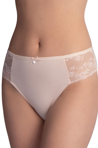 Dámske bikini nohavičky Lama L-VIS 1599 z viskózy s čipkou 2 ks