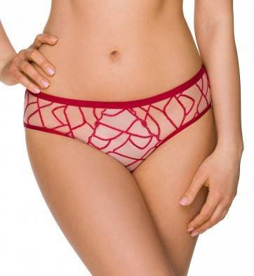 2201 Dámske nohavičky Lupoline - červené