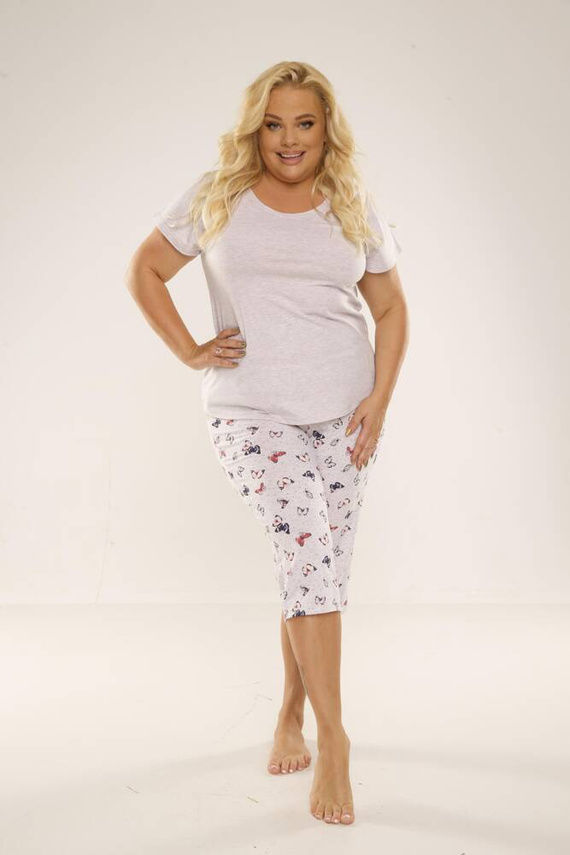 483 Mariposa Forex Dámske pyžamo - béžová melanž