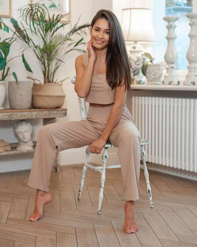 Sensis Laida Dámsky pyžamový komplet - béžový