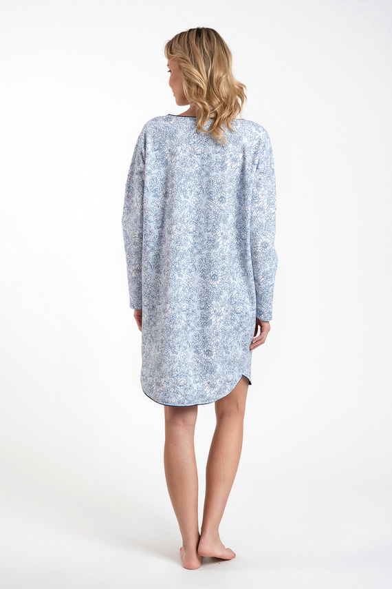 Nočná košeľa Gracjela Italian Fashion - modrá potlač
