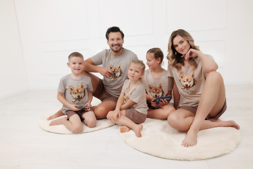 Chlapčenské pyžamo Shiba Italian Fashion 100% bavlna šortky