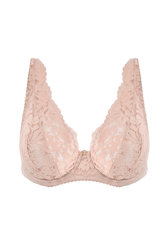 Mediolano Jasmin 19152 bralette podprsenka čipka púdrová V