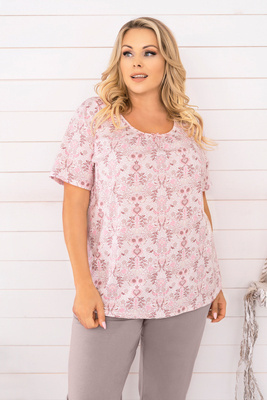 Kalmia Dámske pyžamo s krátkym rukávom, 3/4 nohavice Talianska módna potlač