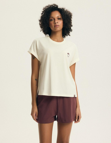 Dámske pyžamo Henderson Evika 44464 – bavlna, ovocná výšivka, šortky