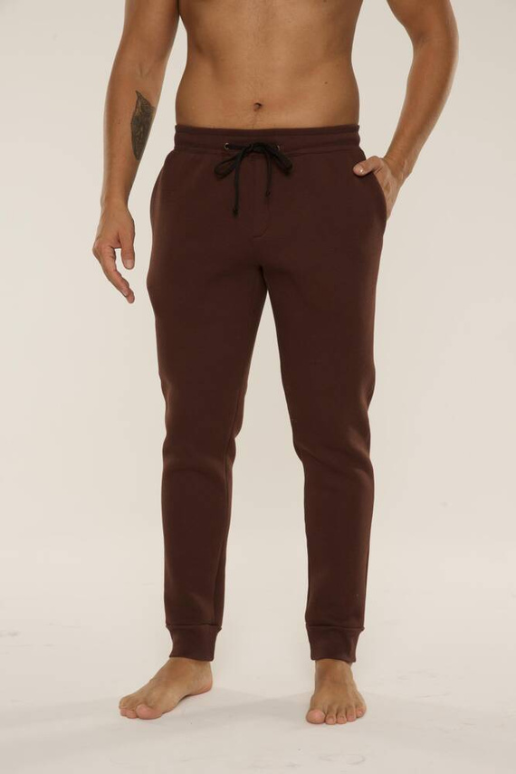 813 Indigo Pánska tepláková súprava De Lafense - čokoládová