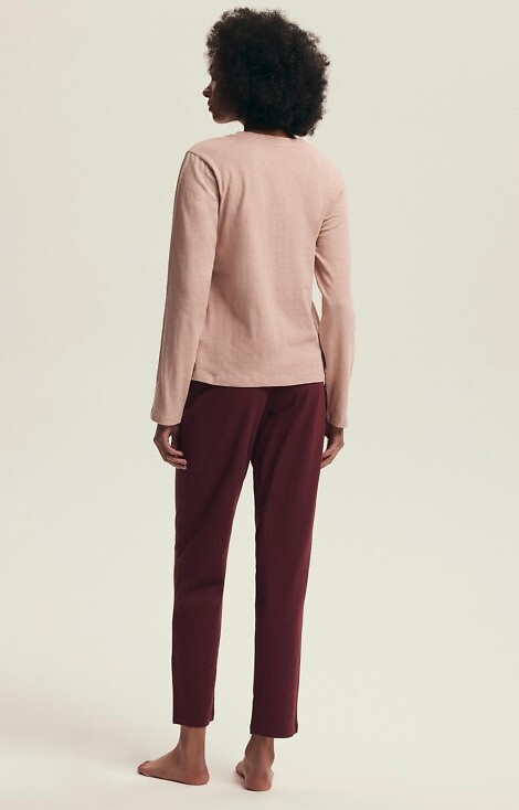 43733 Dámske pyžamo Dorla Henderson orchidea - bavlna, dĺžka. rukávy a nohavice