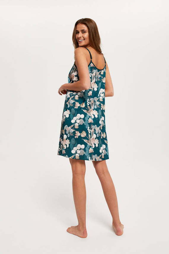 Šarlátová dámska košeľa slim-fit Italia Fashion - potlač