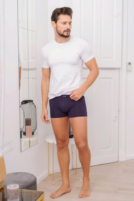 Ikar Pánske tričko s krátkym rukávom Italian Fashion - biele