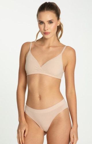 Bambusové nohavičky Classic Julimex beige - dámske bambusové nohavičky
