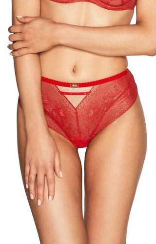 2128/B Dámsky spodný diel bikín Ava - červený
