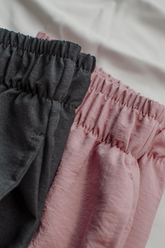 Maeve 875 De Lafense dámske pyžamové nohavice - dlhé, hladké, s vreckami - čierne